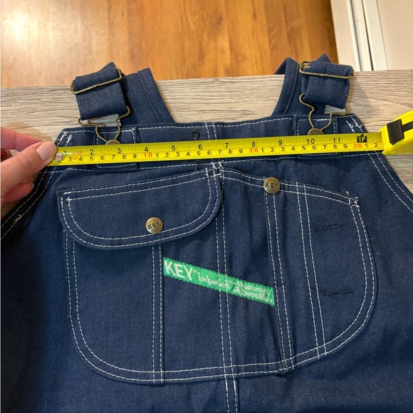 Key Denim Bib Overalls - Picture 4 of 5